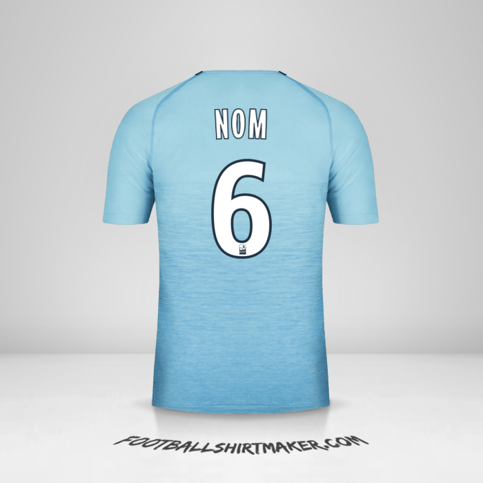 Maillot Olympique de Marseille 2018/19 Troisième -  nom - 6