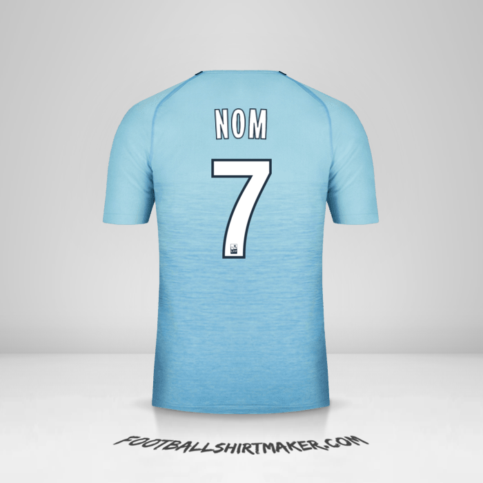 Maillot Olympique de Marseille 2018/19 Troisième -  nom - 7