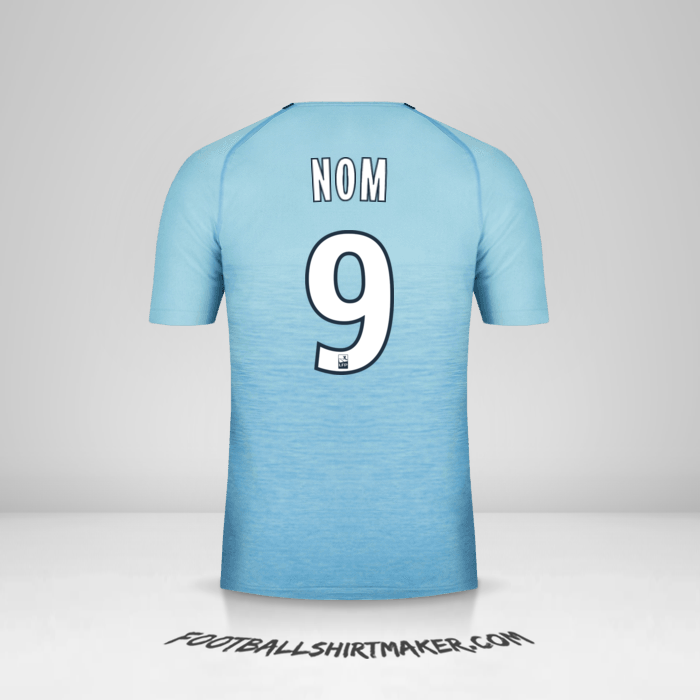 Maillot Olympique de Marseille 2018/19 Troisième -  nom - 9