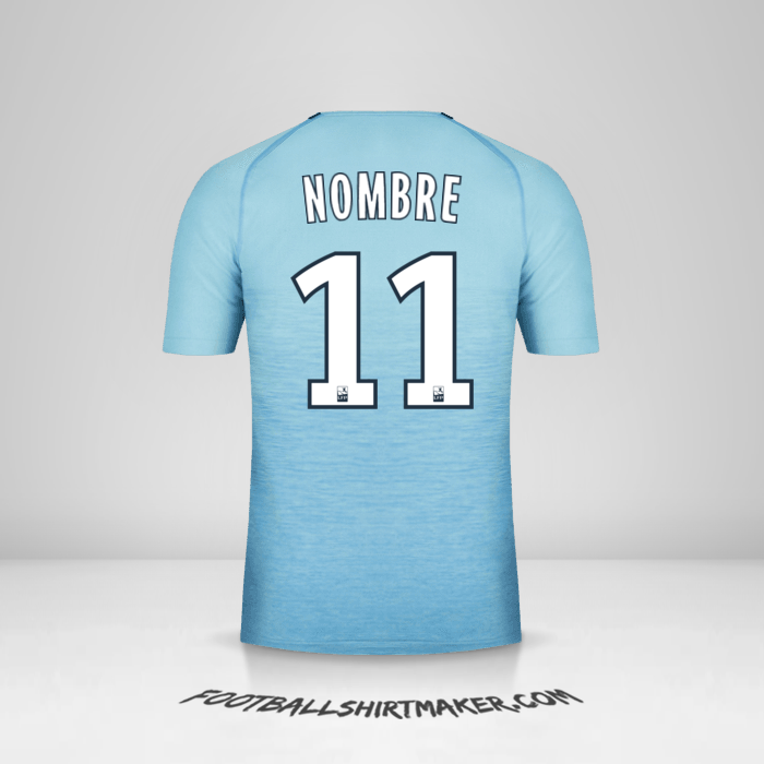 Camiseta Olympique de Marseille 2018/19 Tercera -  nombre - 11