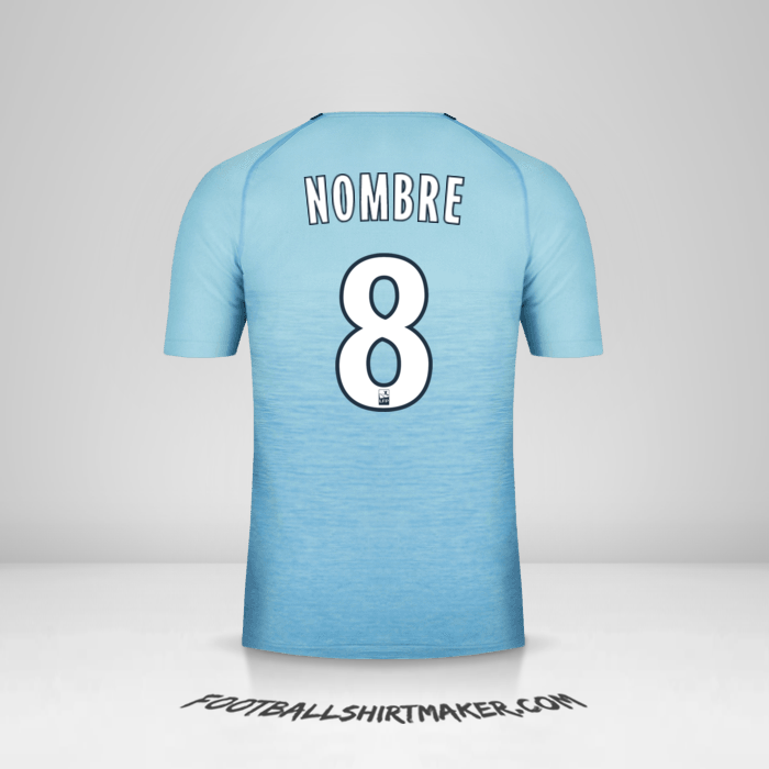 Camiseta Olympique de Marseille 2018/19 Tercera -  nombre - 8
