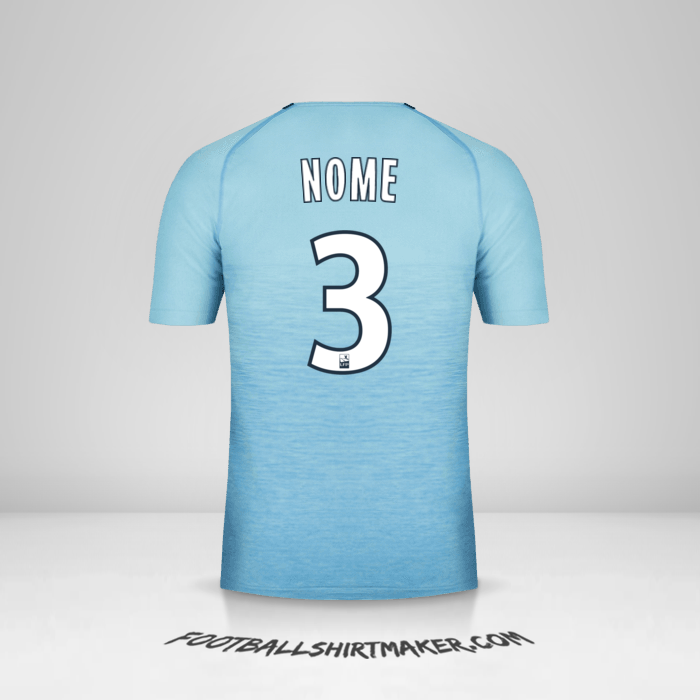 Camisola Olympique de Marseille 2018/19 Terceira -  nome - 3