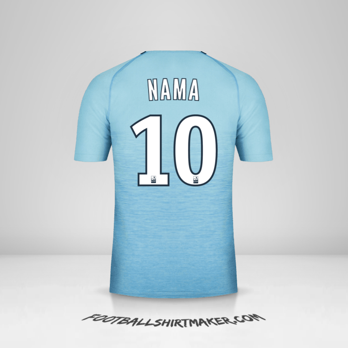 Jersey Olympique de Marseille 2018/19 Ketiga -  nama - 10
