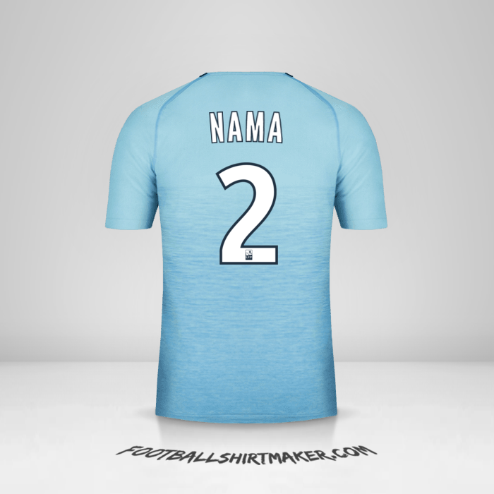 Jersey Olympique de Marseille 2018/19 Ketiga -  nama - 2