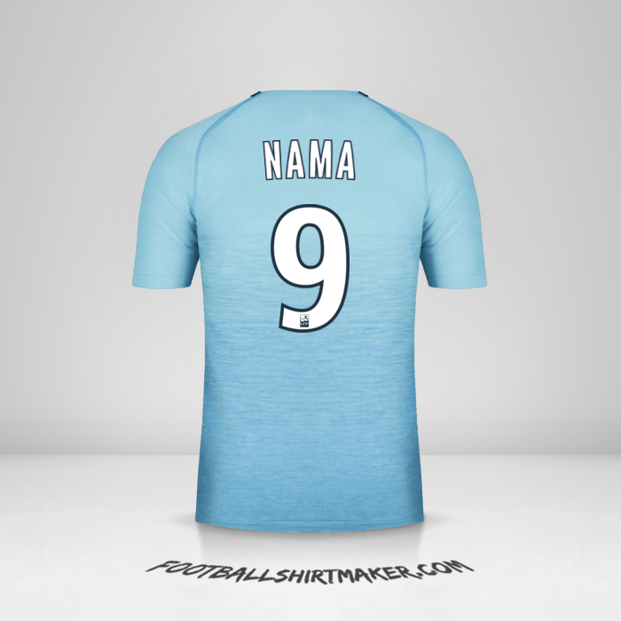 Jersey Olympique de Marseille 2018/19 Ketiga -  nama - 9