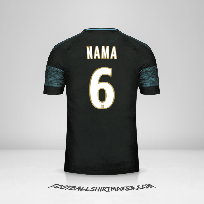 Jersey Olympique de Marseille 2018/19 Alternatif -  nama - 6