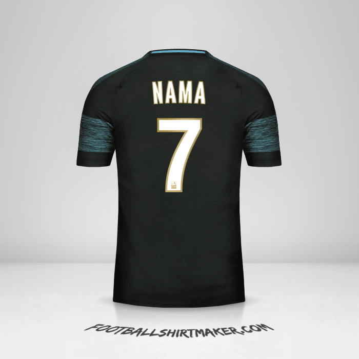 Jersey Olympique de Marseille 2018/19 Alternatif -  nama - 7