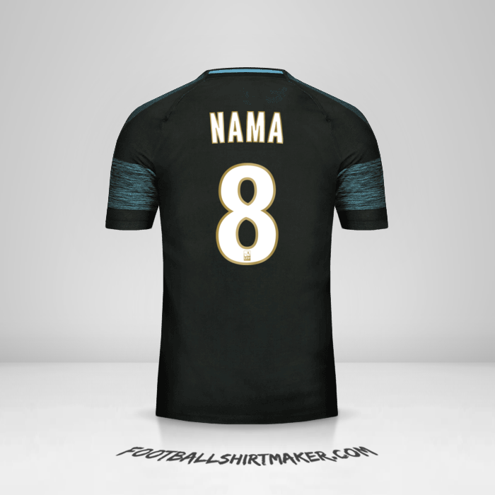 Jersey Olympique de Marseille 2018/19 Alternatif -  nama - 8