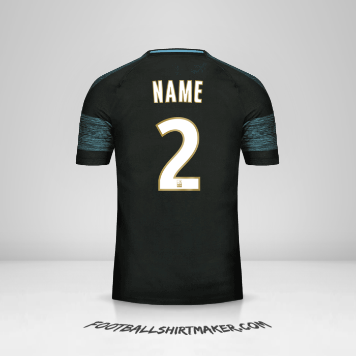 Shirt Olympique de Marseille 2018/19 Away -  name - 2