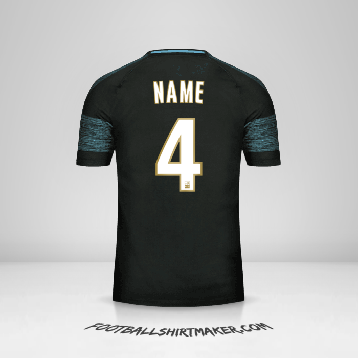 Shirt Olympique de Marseille 2018/19 Away -  name - 4