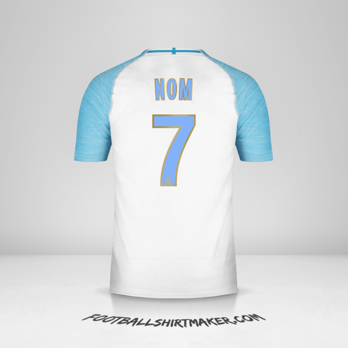 Maillot Olympique de Marseille 2018/19 -  nom - 7