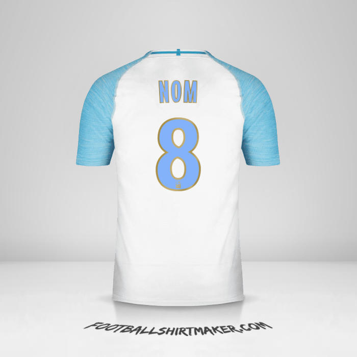 Maillot Olympique de Marseille 2018/19 -  nom - 8