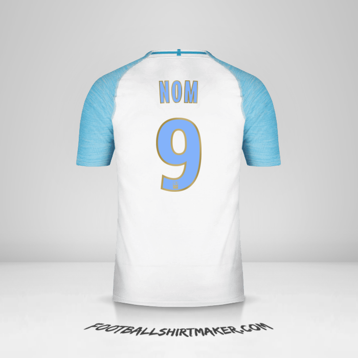 Maillot Olympique de Marseille 2018/19 -  nom - 9