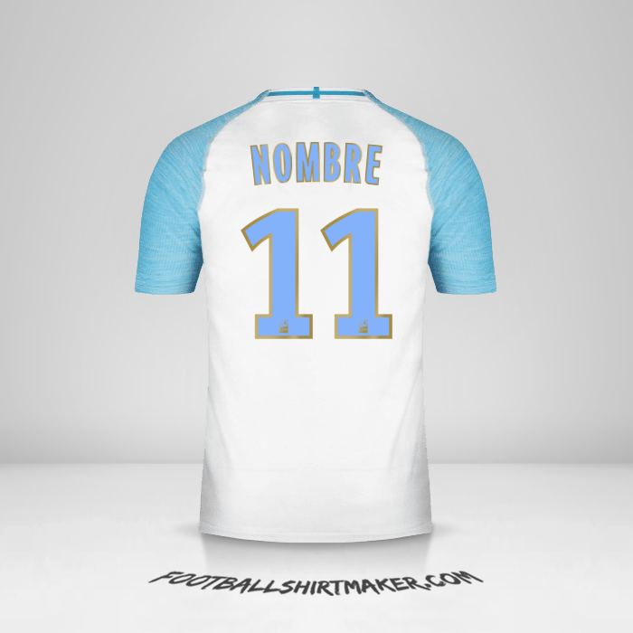 Jersey Olympique de Marseille 2018/19 -  nombre - 11