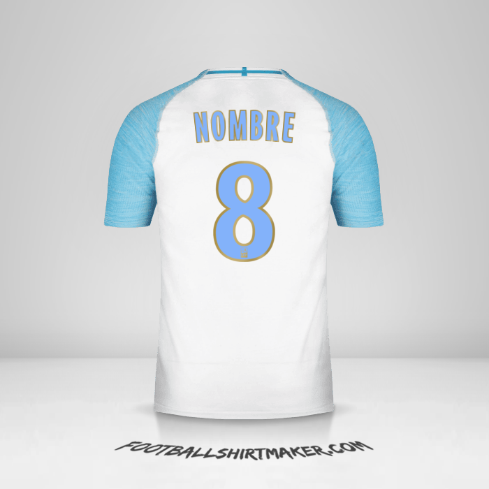 Camiseta Olympique de Marseille 2018/19 -  nombre - 8