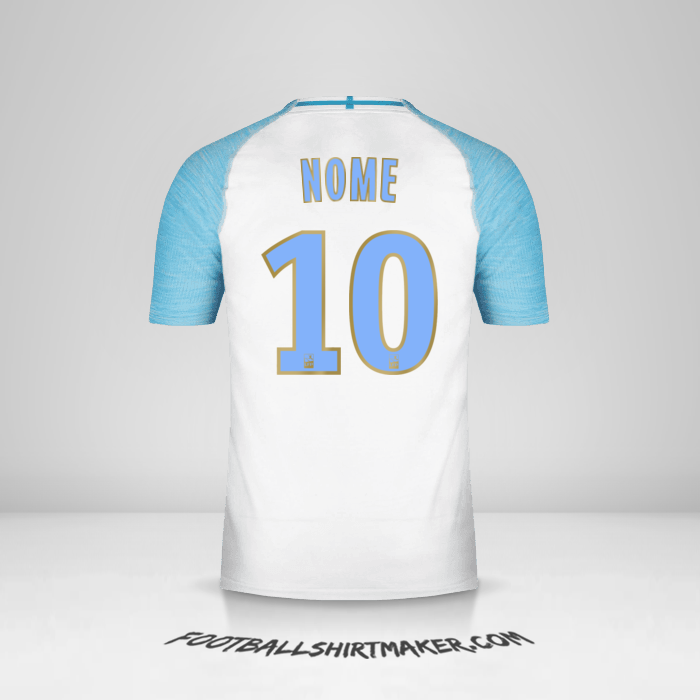 Maglia Olympique de Marseille 2018/19 -  nome - 10