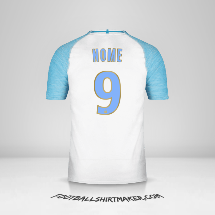 Maglia Olympique de Marseille 2018/19 -  nome - 9