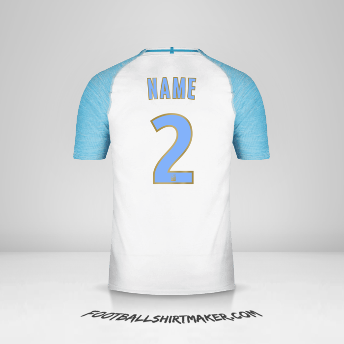 Trikot Olympique de Marseille 2018/19 -  name - 2