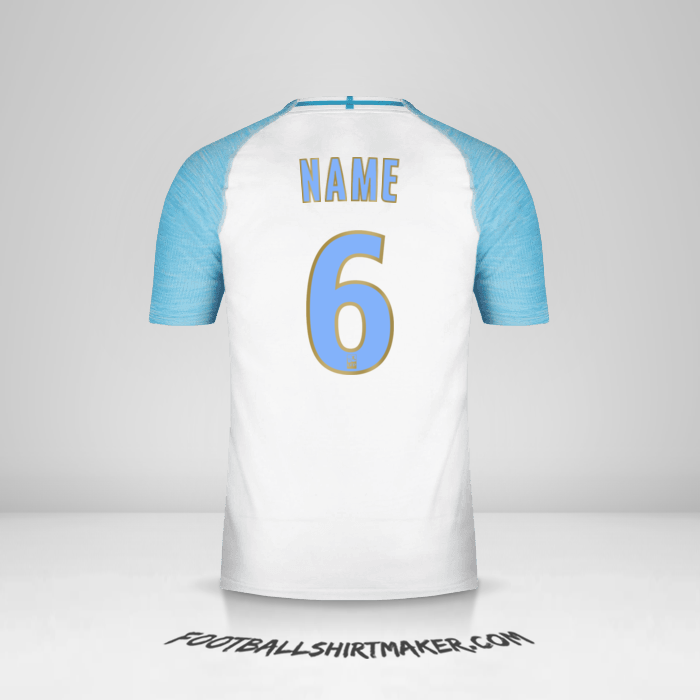 Shirt Olympique de Marseille 2018/19 -  name - 6