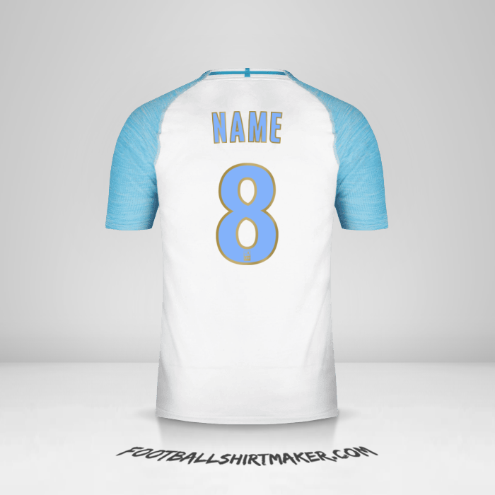 Trikot Olympique de Marseille 2018/19 -  name - 8