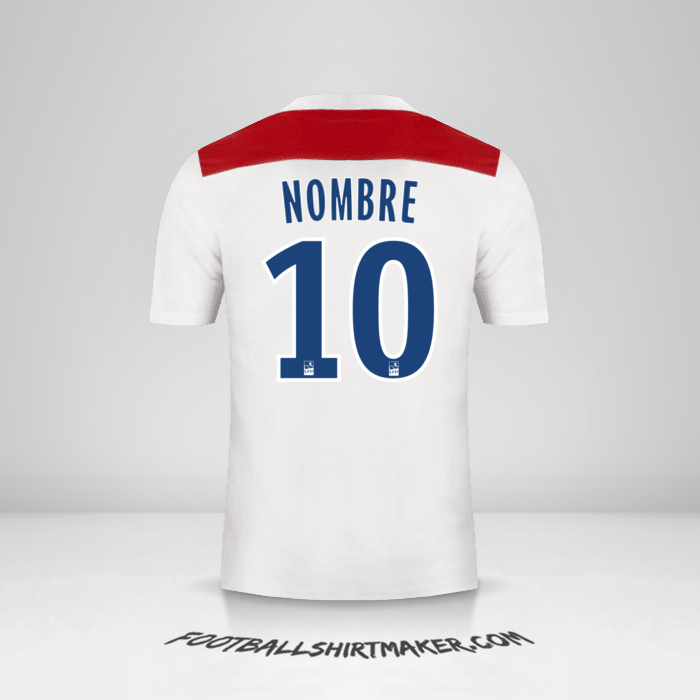 Camiseta Olympique Lyon 2018/19 -  nombre - 10