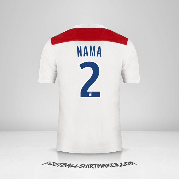 Jersey Olympique Lyon 2018/19 -  nama - 2