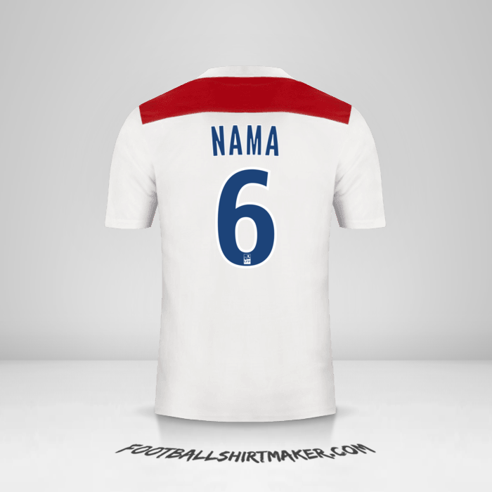 Jersey Olympique Lyon 2018/19 -  nama - 6