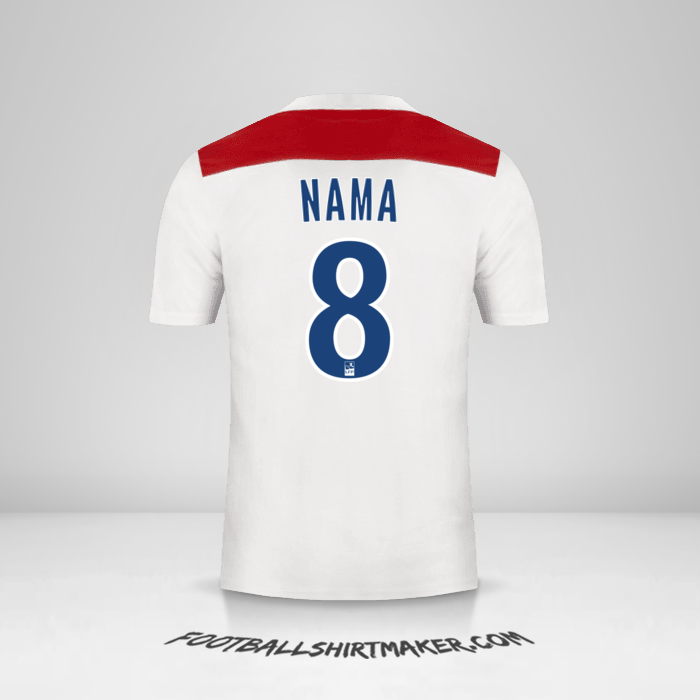 Jersey Olympique Lyon 2018/19 -  nama - 8