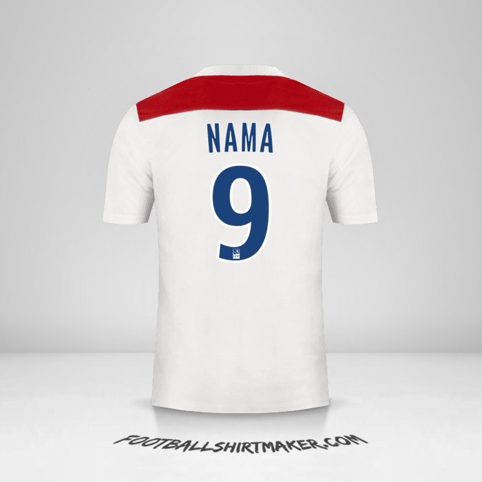 Jersey Olympique Lyon 2018/19 -  nama - 9