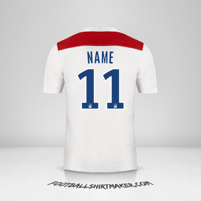 Jersey Olympique Lyon 2018/19 -  name - 11