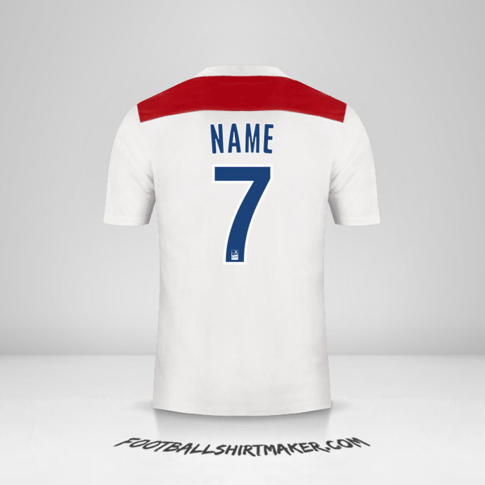 Shirt Olympique Lyon 2018/19 -  name - 7