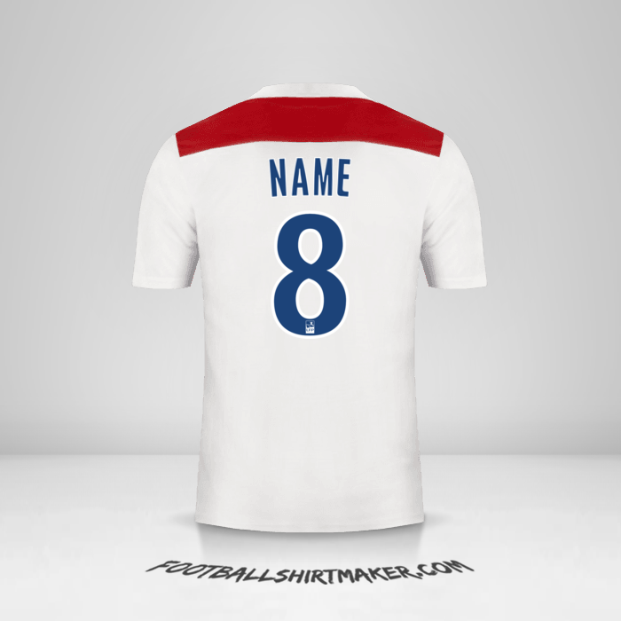 Trikot Olympique Lyon 2018/19 -  name - 8