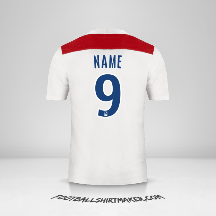 Trikot Olympique Lyon 2018/19 -  name - 9