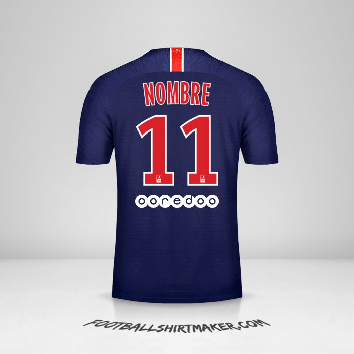 Jersey Paris Saint Germain 2018/19 -  nombre - 11