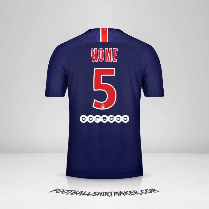 Camisola Paris Saint Germain 2018/19 -  nome - 5