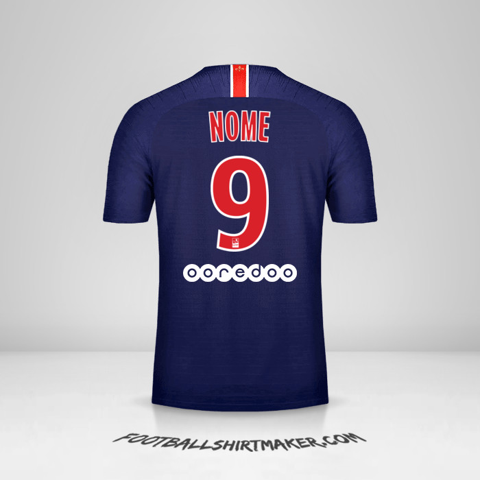 Camisa Paris Saint Germain 2018/19 -  nome - 9