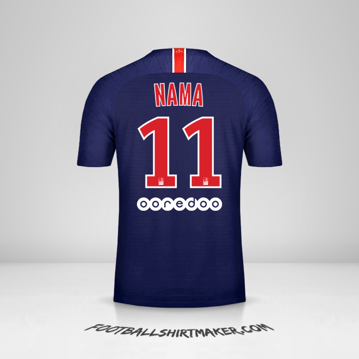 Jersey Paris Saint Germain 2018/19 -  nama - 11
