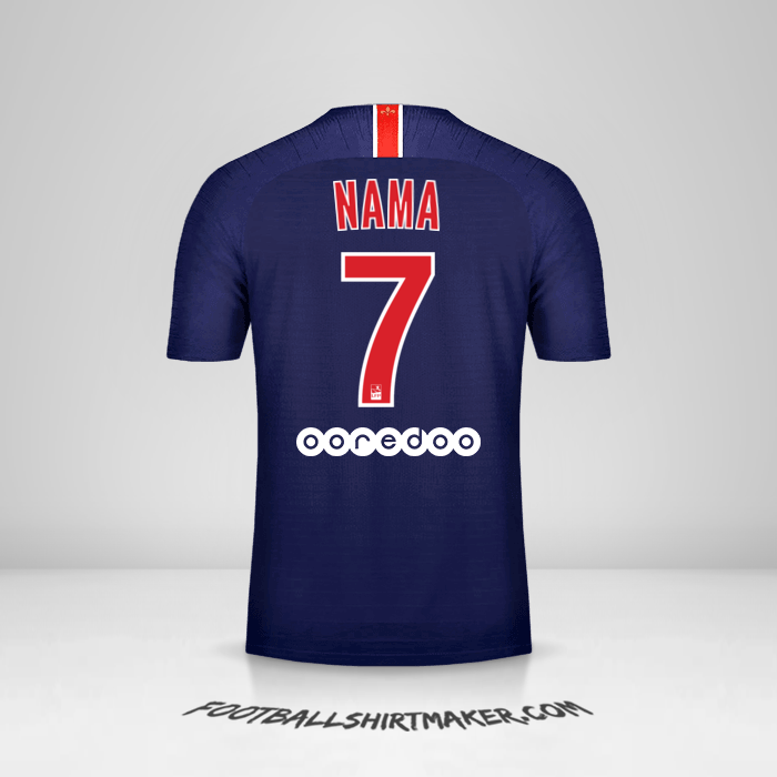 Jersey Paris Saint Germain 2018/19 -  nama - 7