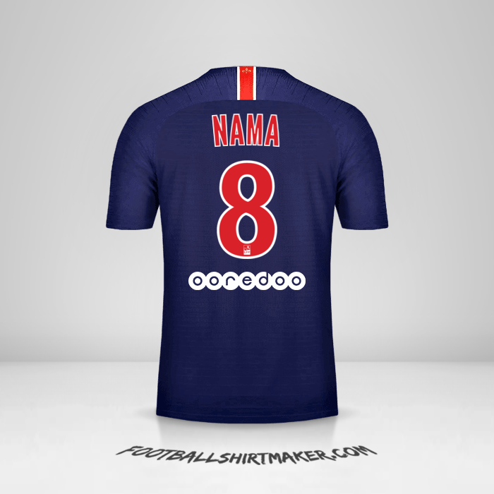 Jersey Paris Saint Germain 2018/19 -  nama - 8