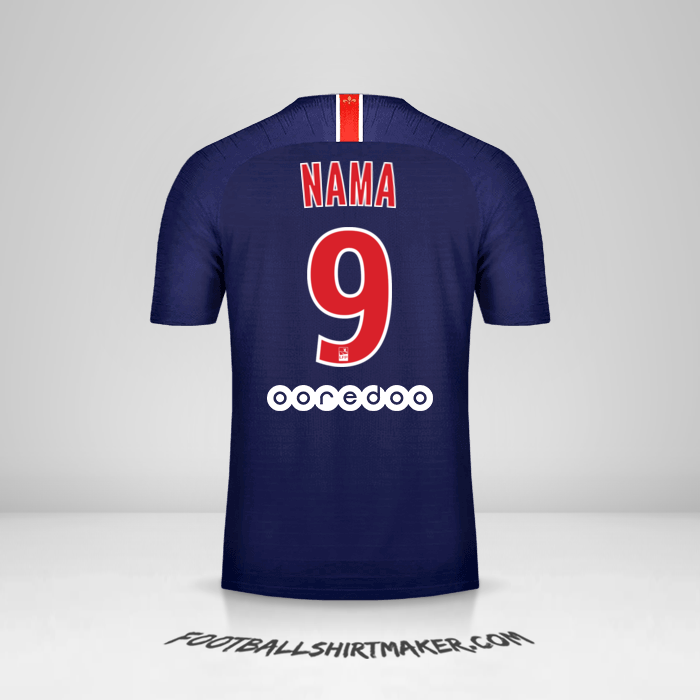 Jersey Paris Saint Germain 2018/19 -  nama - 9