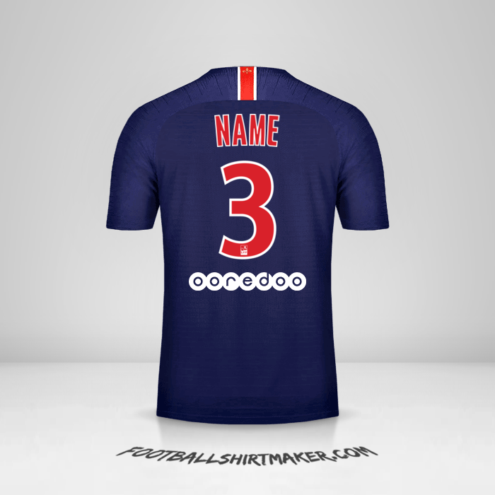Shirt Paris Saint Germain 2018/19 -  name - 3