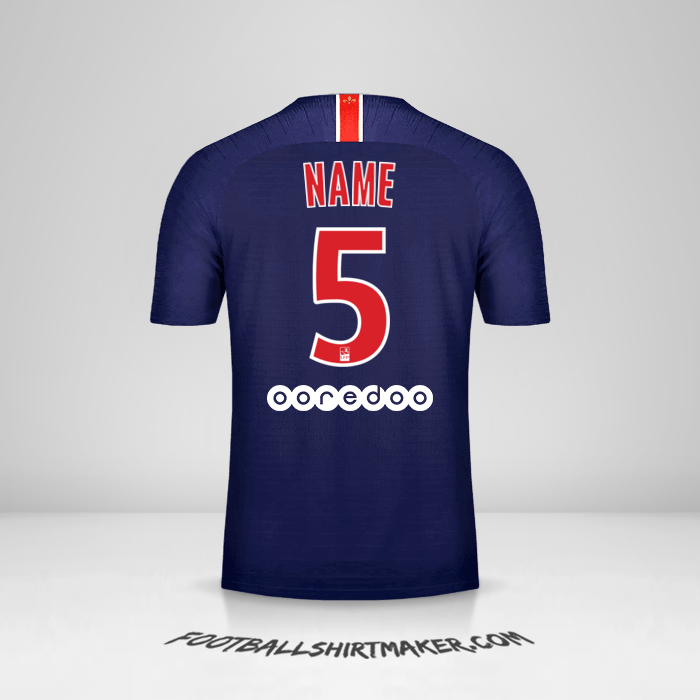 Shirt Paris Saint Germain 2018/19 -  name - 5
