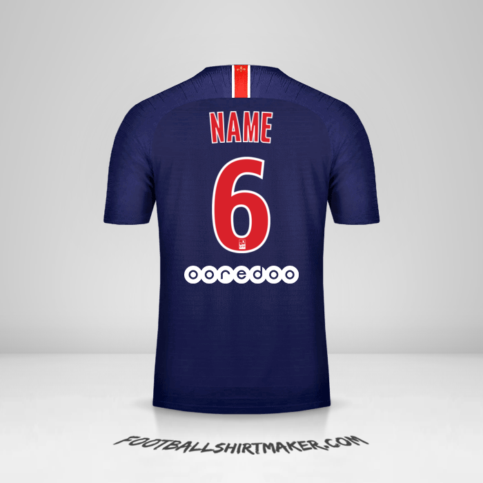 Jersey Paris Saint Germain 2018/19 -  name - 6