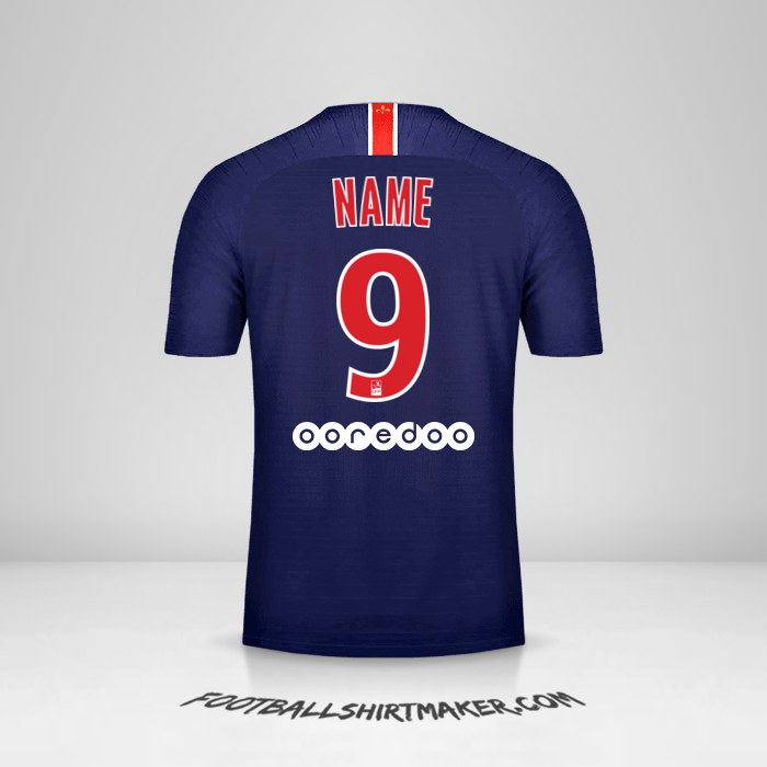 Shirt Paris Saint Germain 2018/19 -  name - 9