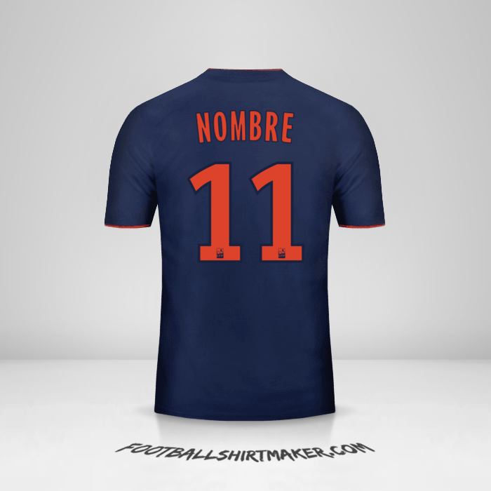Camiseta Olympique Lyon 2018/19 Visita -  nombre - 11