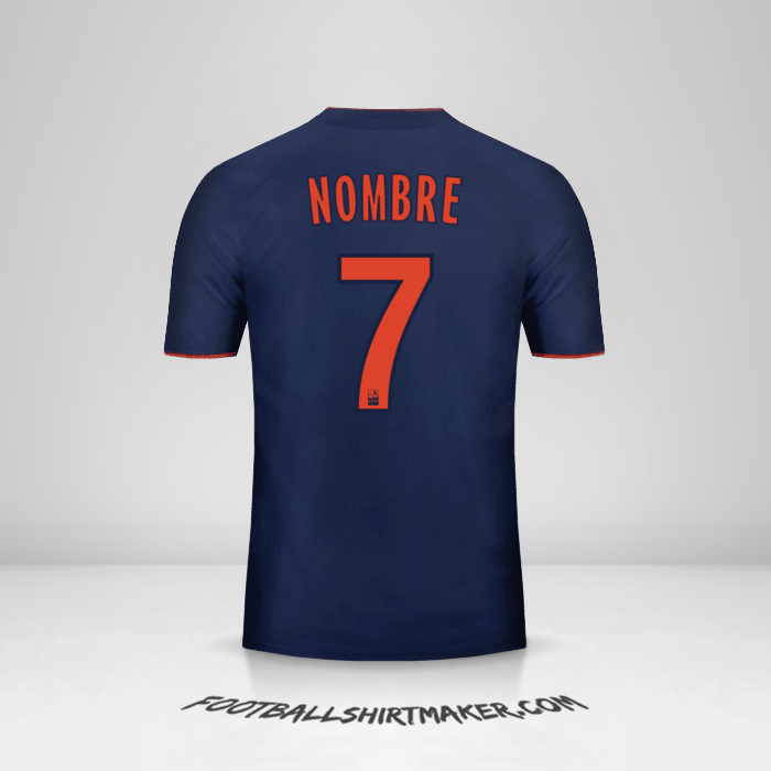 Camiseta Olympique Lyon 2018/19 Visita -  nombre - 7