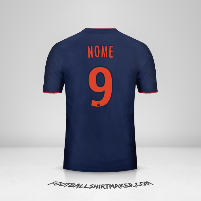 Maglia Olympique Lyon 2018/19 Seconda -  nome - 9