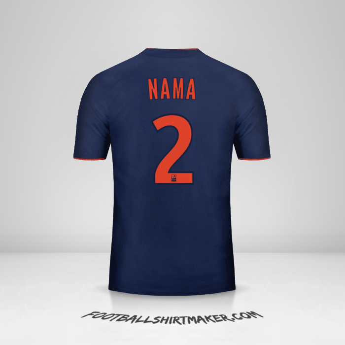 Jersey Olympique Lyon 2018/19 Alternatif -  nama - 2