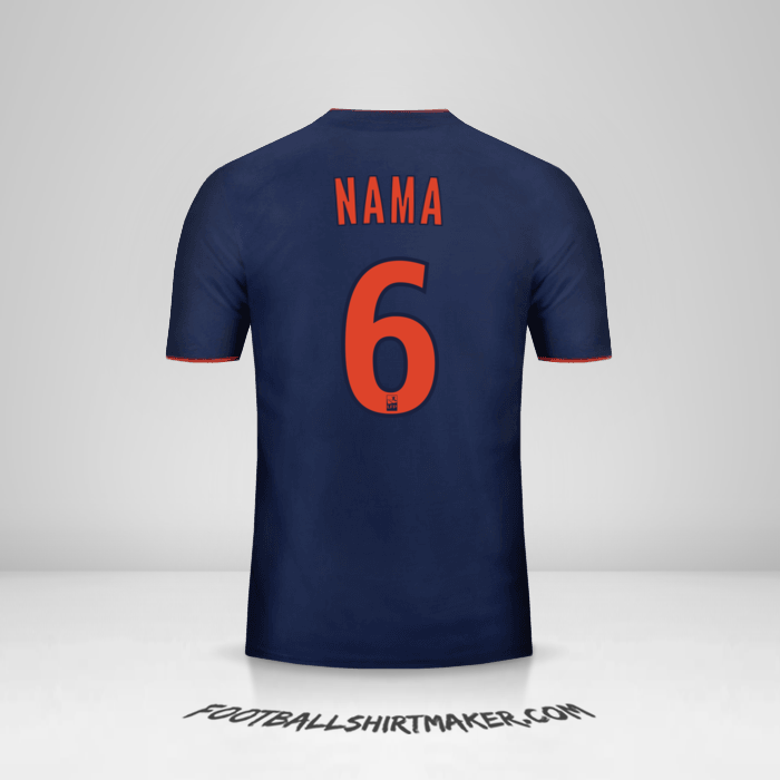 Jersey Olympique Lyon 2018/19 Alternatif -  nama - 6