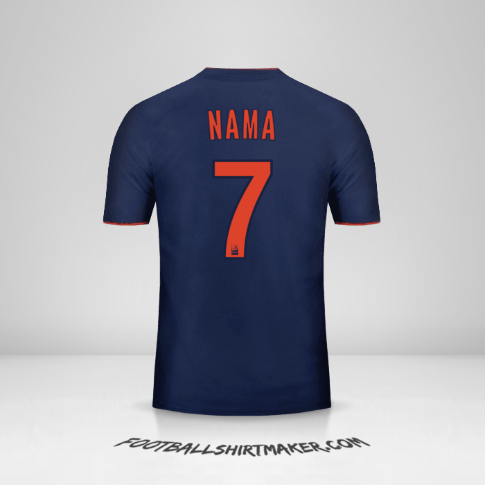 Jersey Olympique Lyon 2018/19 Alternatif -  nama - 7